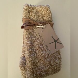 NWT Barefoot Dreams Nickel Plush Socks